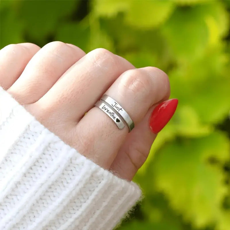 Silver Spiral Heart Ring by My Store 4