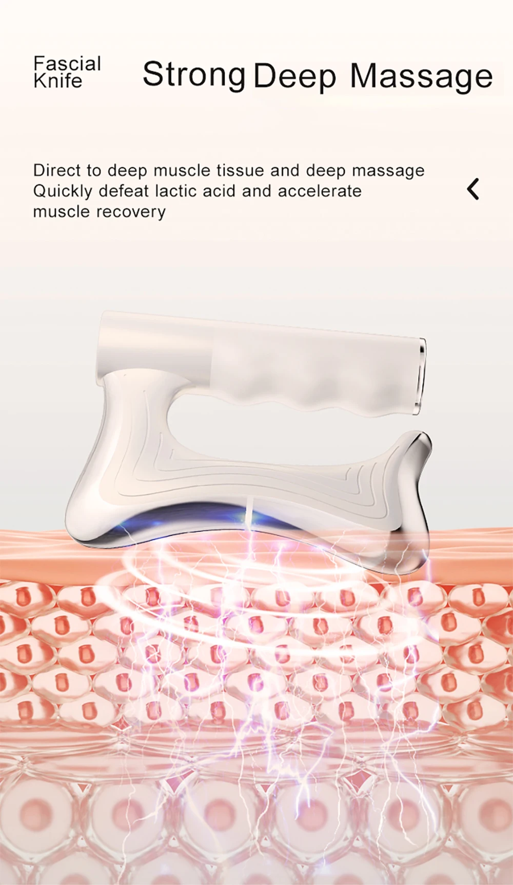 Electric Deep Tissue Massage Blade – Heated Fascia Relaxation Tool by My Store 4