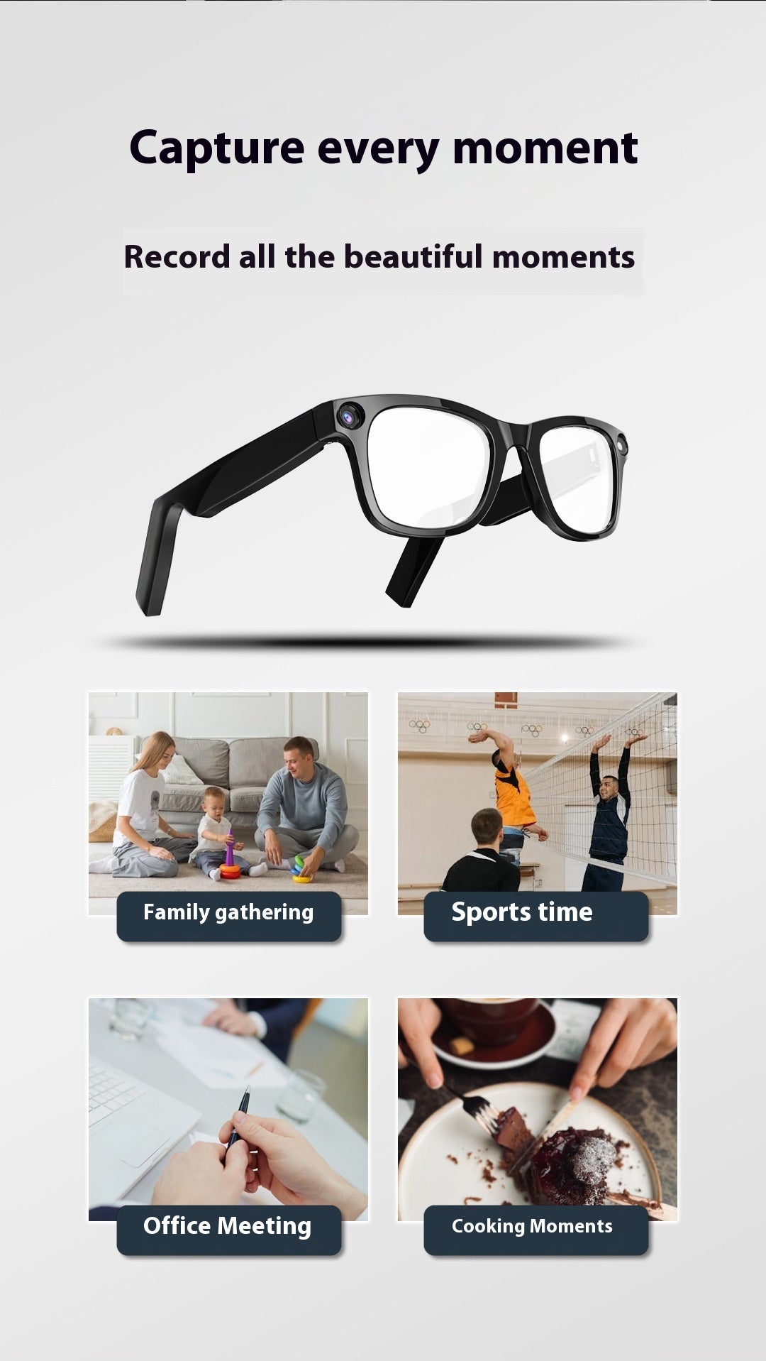 AI Camera Smart Glasses by My Store 4