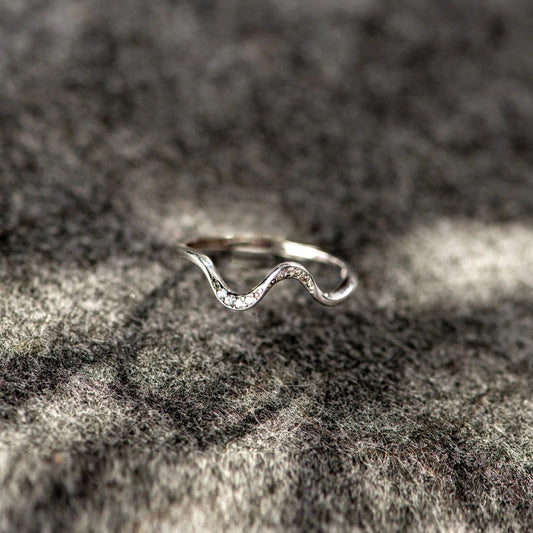 Water Wave Silver Ring in Fashion Design by My Store 4