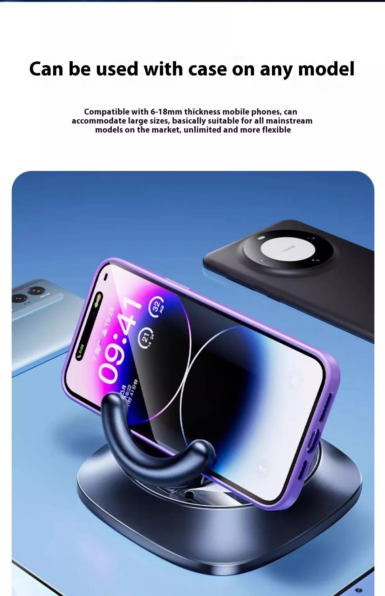 Adjustable Car Mount Magnetic Phone Holder by My Store 4