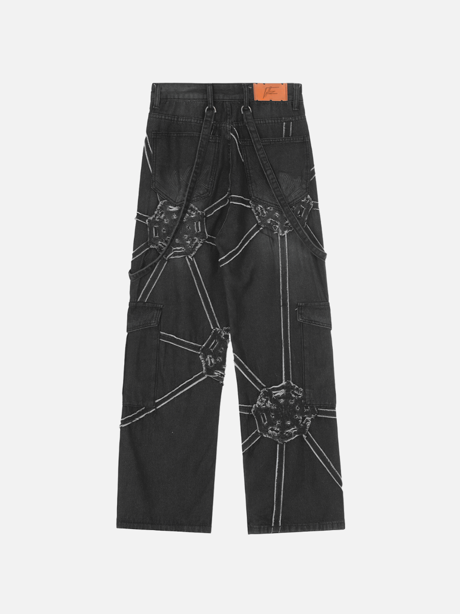 Spider Denim Pants by My Store 4