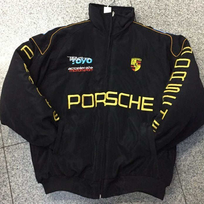 F1 Racing Jacket - Vintage Style Embroidered Outerwear by My Store 4