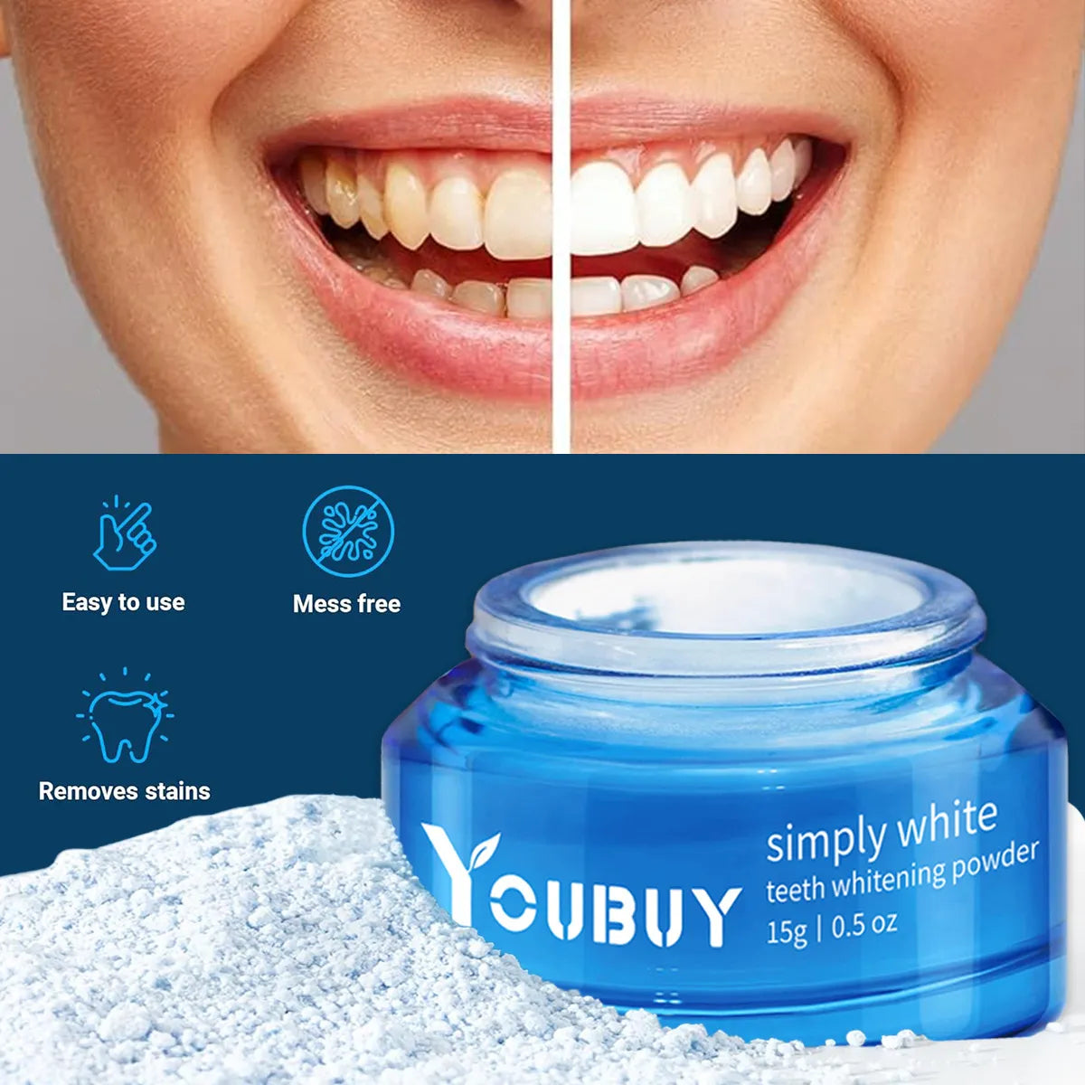 YOUBUY Teeth Whitening Brightening Powder by My Store 4