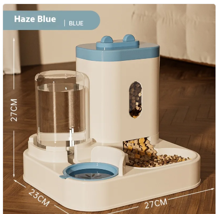 Automatic Pet Feeder Dog Basin Cat Bowl Supplies Water Dispenser by My Store 4