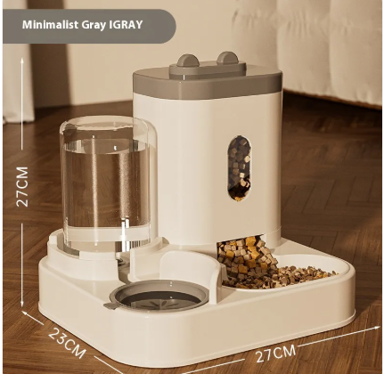 Automatic Pet Feeder Dog Basin Cat Bowl Supplies Water Dispenser by My Store 4