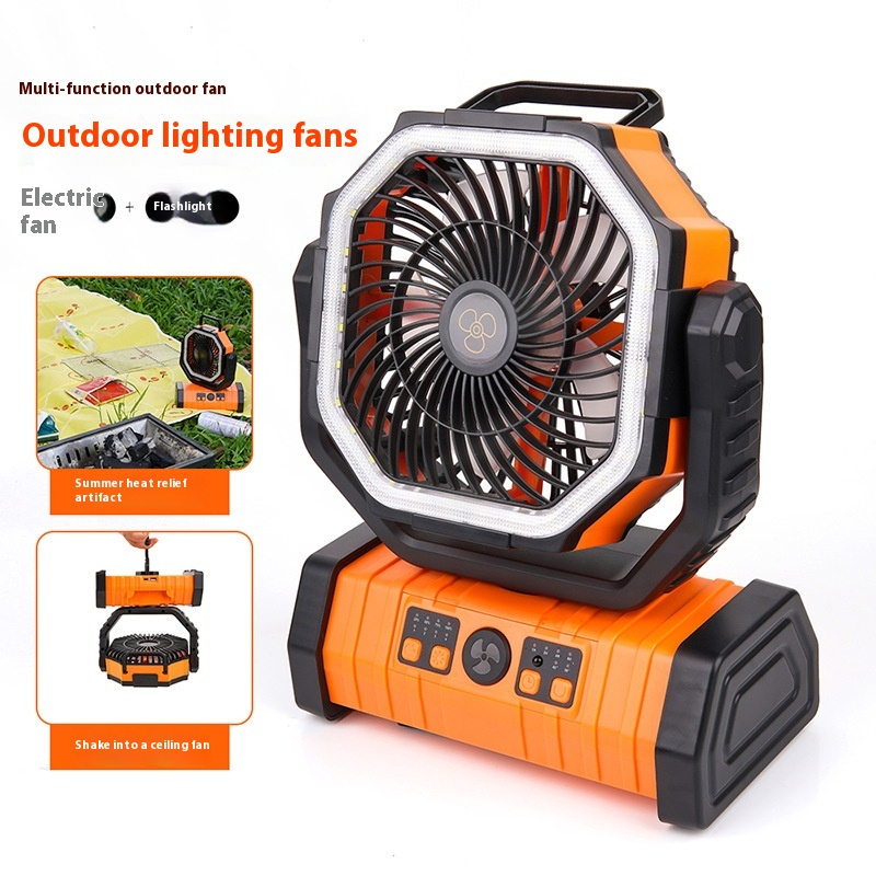 Outdoor Household Power Bank LED Light Camping Fan by My Store 4