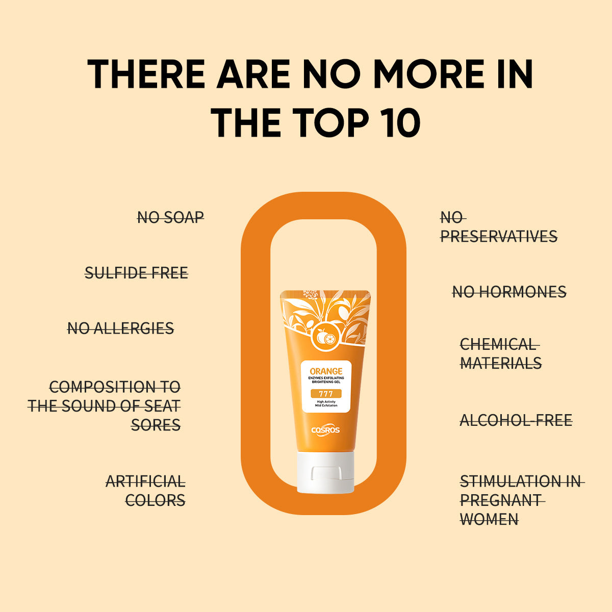 Orange Exfoliating Whitening Gel for Skin Care by My Store 4