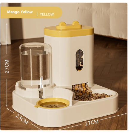 Automatic Pet Feeder Dog Basin Cat Bowl Supplies Water Dispenser by My Store 4