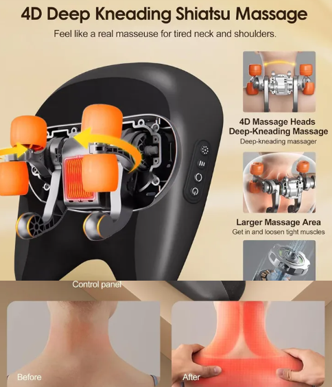Neck & Shoulder Massage Pillow by My Store 4