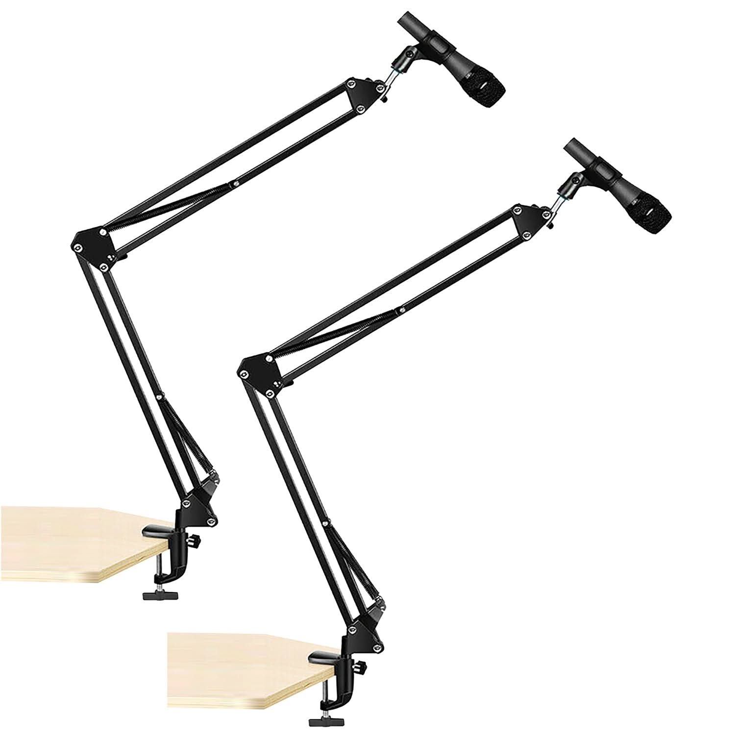 5Core Microphone Boom Arm Desk Mic Stand Adjustable Clamp Suspension Boom Stands BLACK by My Store 4