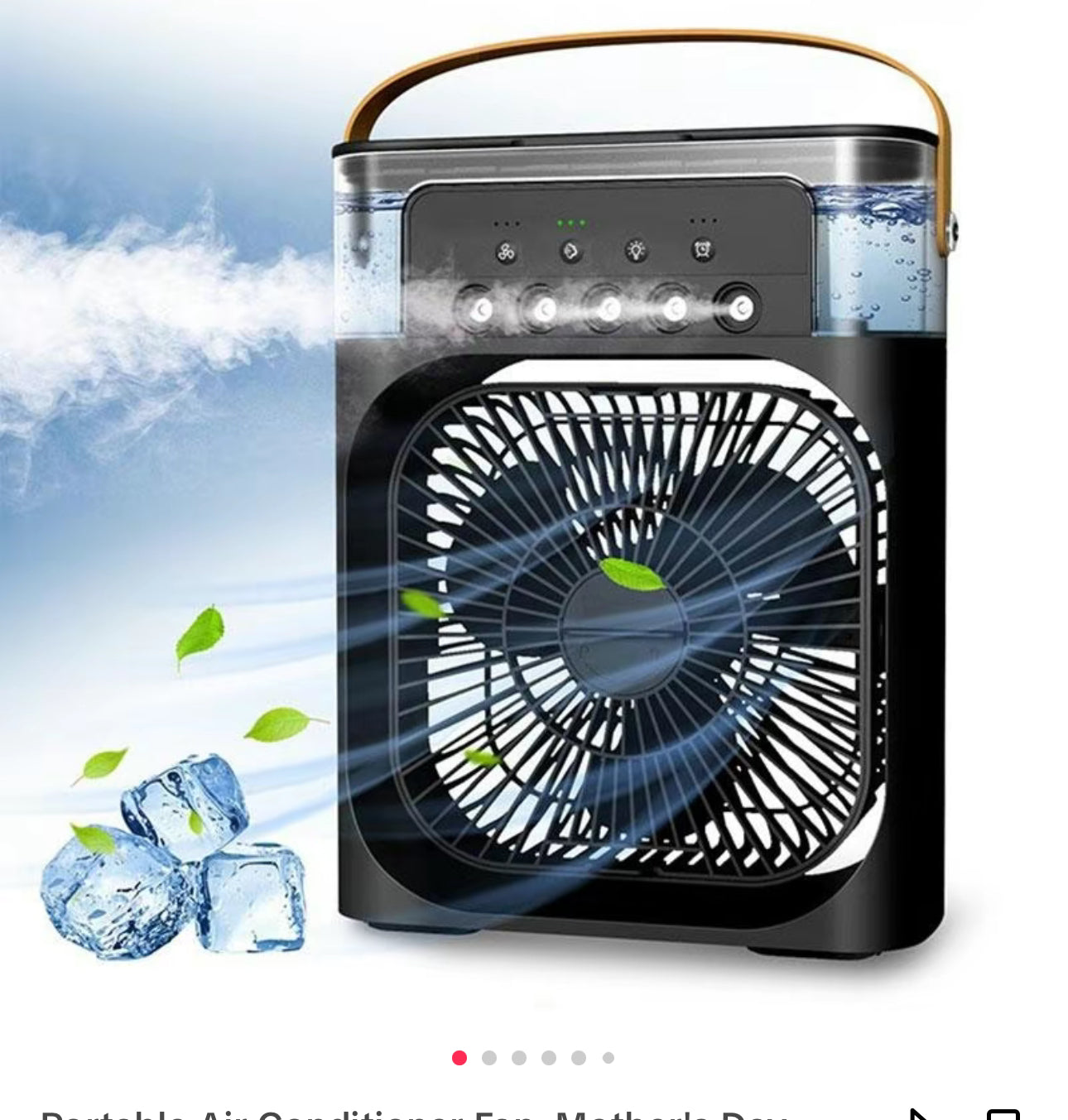 Portable 3-in-1 Air Cooler Fan – Mini AC for Room, Office & Car | Fast Cooling + Humidifier | Ships from USA 🇺🇸 | TikTok & Amazon Hot Seller! by My Store 4