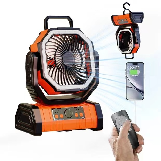 Outdoor Household Power Bank LED Light Camping Fan by My Store 4