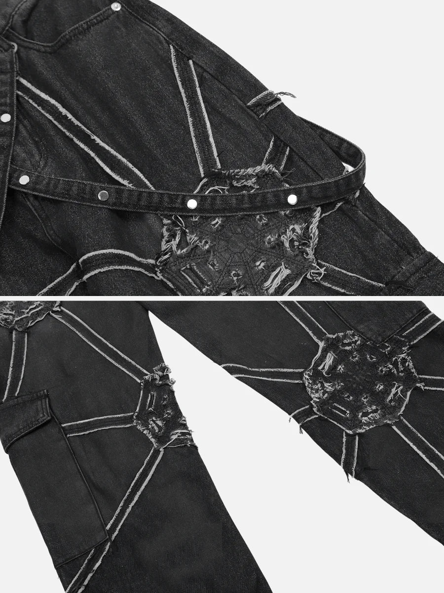 Spider Denim Pants by My Store 4