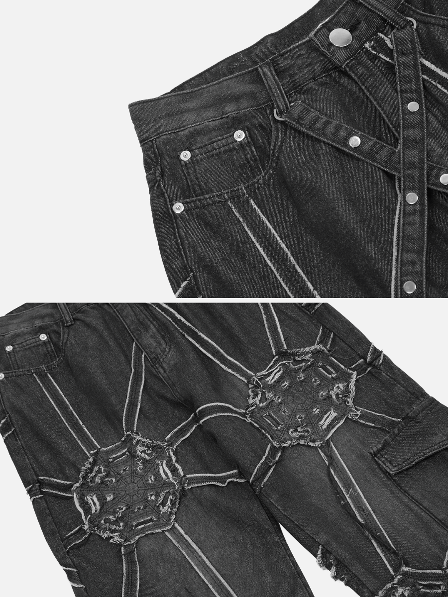Spider Denim Pants by My Store 4