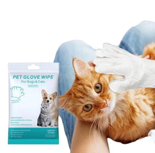 Pet Cleaning Gloves & Wipes by My Store 4