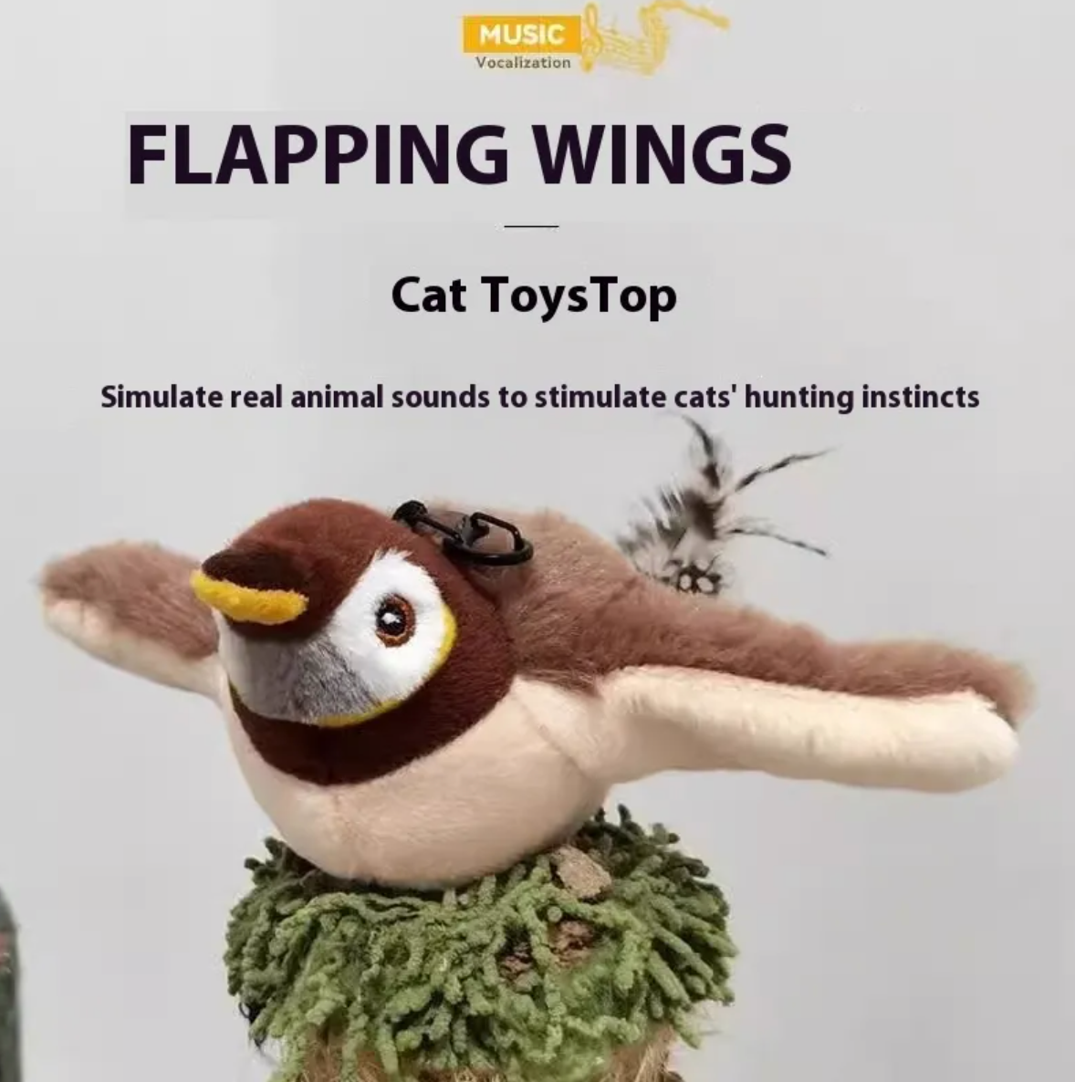 Plush Bird Pet Toy by My Store 4