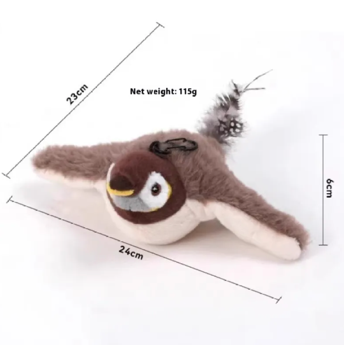 Plush Bird Pet Toy by My Store 4