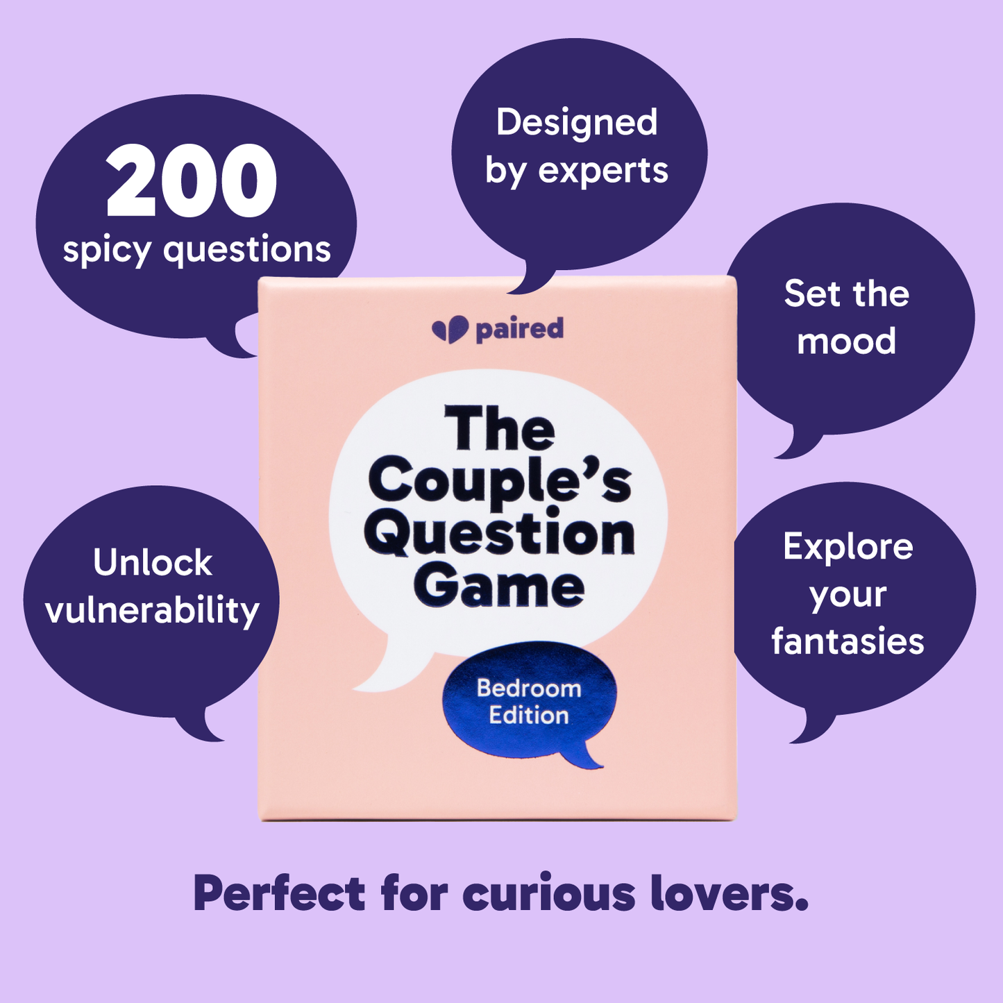 The Couple's Question Game - Bedroom Edition by Paired