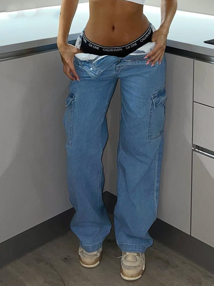 High Waist Cargo Pants Stylish by My Store 4