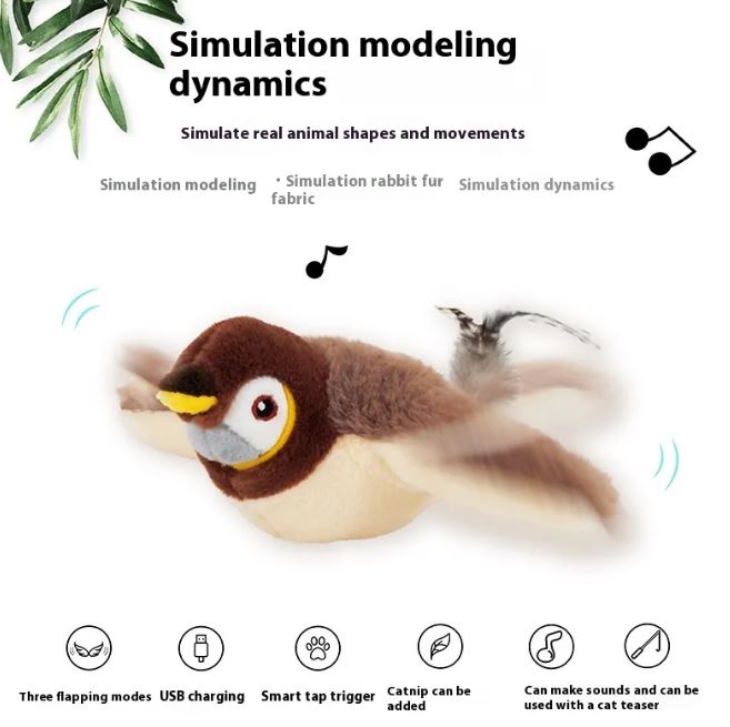 Flapping Bird Cat Toy by My Store 4