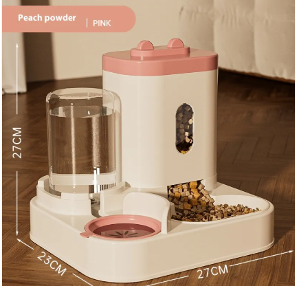 Automatic Pet Feeder Dog Basin Cat Bowl Supplies Water Dispenser by My Store 4