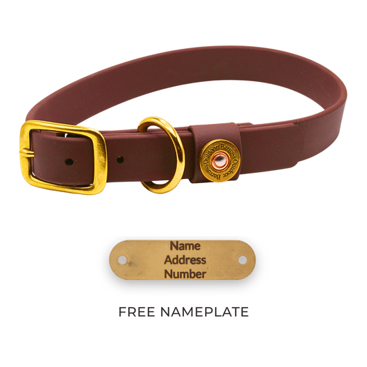 Barrows Dog Collar - Brown by Barrows Outdoor