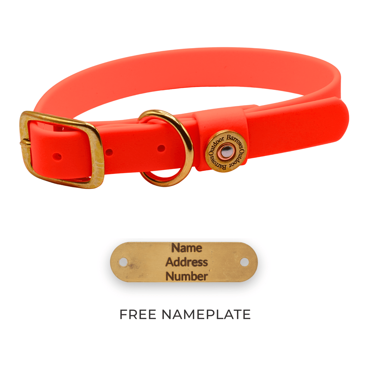 Barrows Dog Collar - Orange by Barrows Outdoor