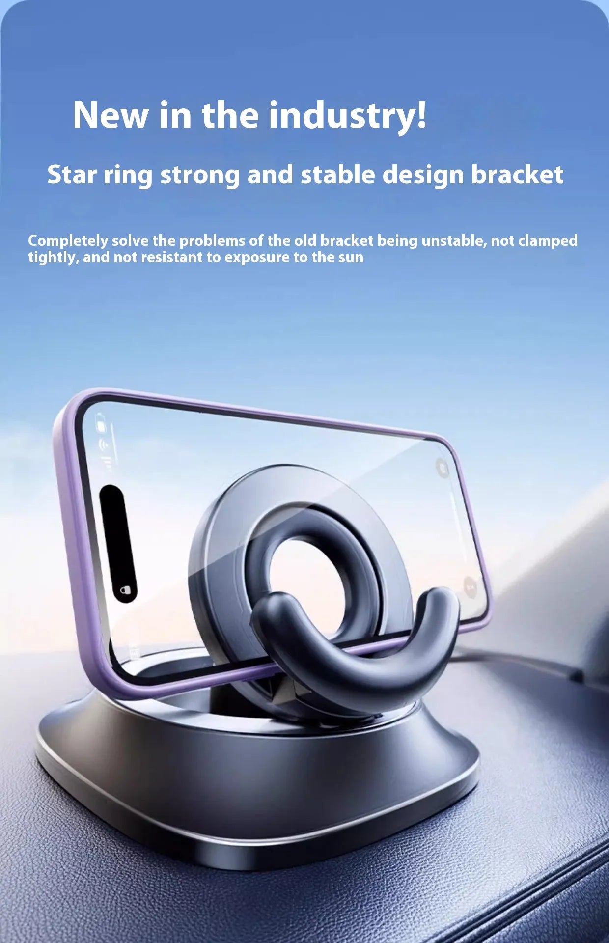 Adjustable Car Mount Magnetic Phone Holder by My Store 4