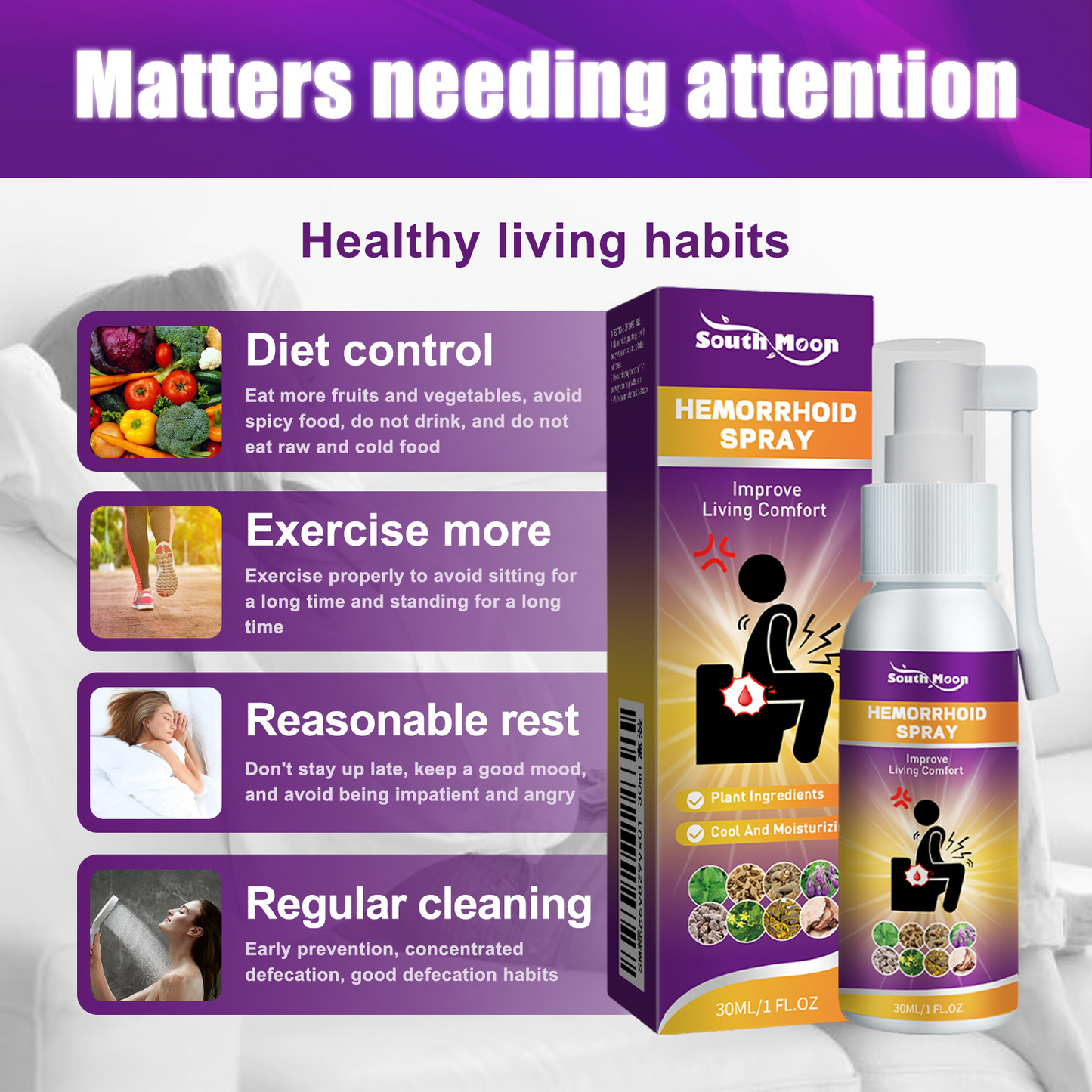 Herbal Hemorrhoid Relief Spray by My Store 4