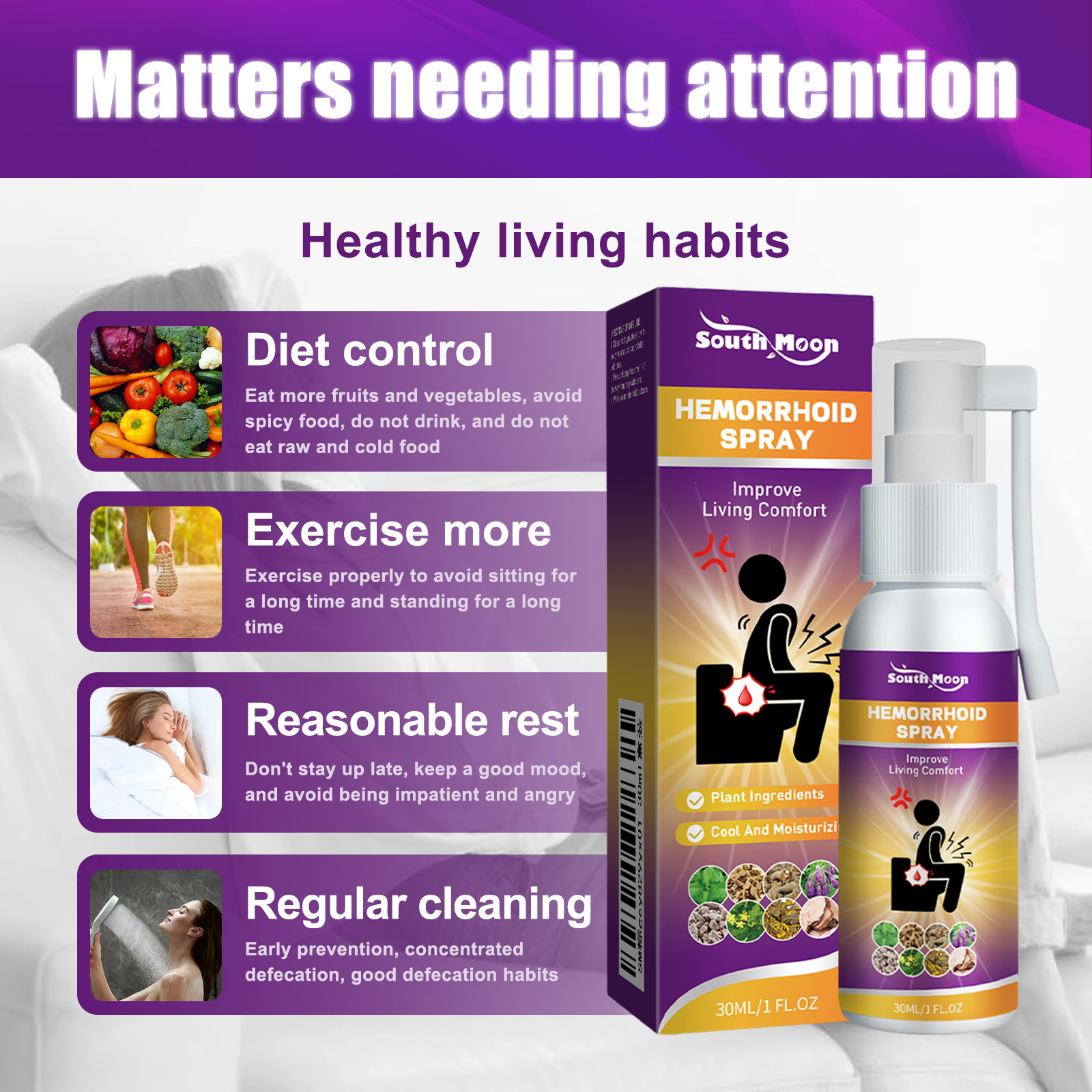 Herbal Hemorrhoid Relief Spray by My Store 4
