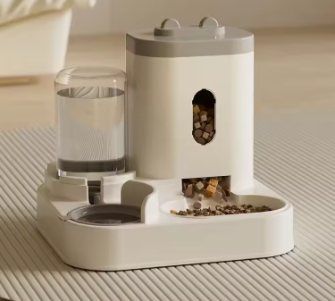 Automatic Pet Feeder Dog Basin Cat Bowl Supplies Water Dispenser by My Store 4