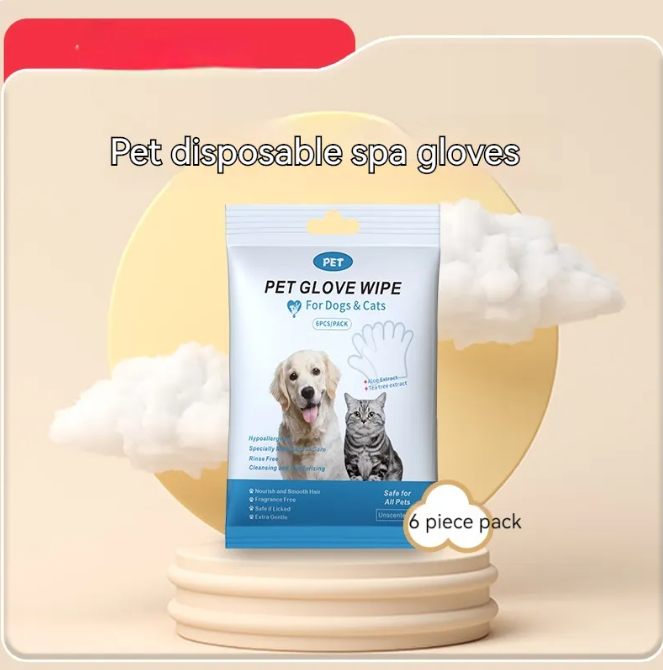 Pet Cleaning Gloves & Wipes by My Store 4