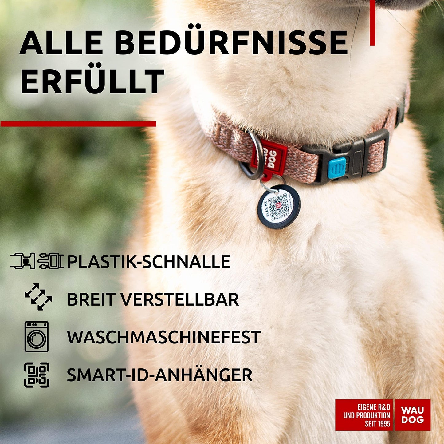 Brown Reflective Cotton Dog Collar Eco Friendly for Small Medium Dogs 1016 inch by My Store 4