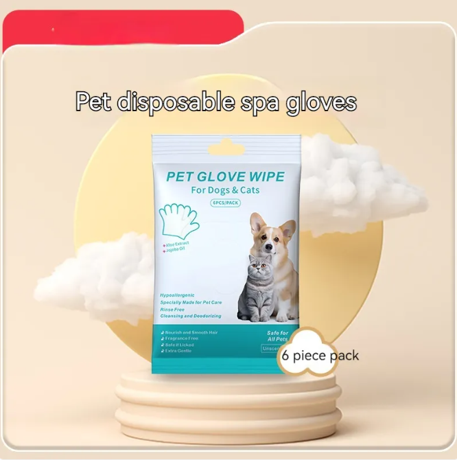 Pet Cleaning Gloves & Wipes by My Store 4